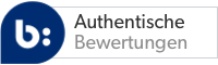 Das Trustmark-Symbol, das zu einem Pop-up-Fenster mit der Beschreibung der BV-Authentizität führt